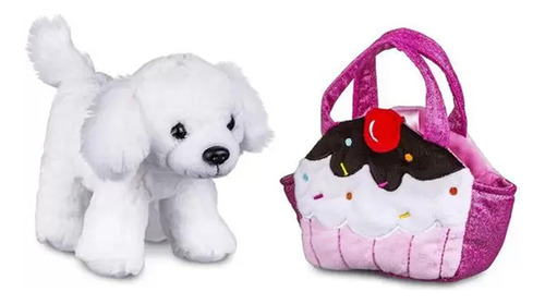 Pelúcia Cachorro Com Bolsa De Passeio Cupcake Cutie Handbags