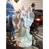 Angel De Porcelana 22 X 17 Cm