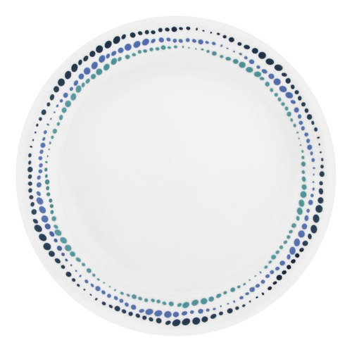 Corelle Livingware Ocean Blues - Plato Llano De 10.25 Pulgad