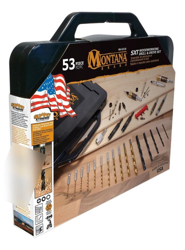 Gran Set Carpintero 53 Pzs Kit Montana Mb-63130 - Good Tools