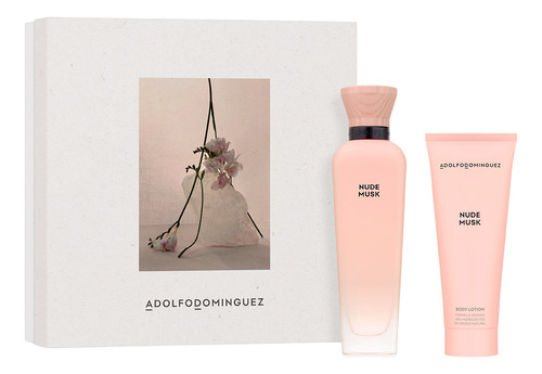 Perfume Mujer Adolfo Dominguez Nude Musk Edp 120ml Set 3