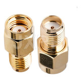 Convertidor Adaptador Rp Sma Plug Macho A Sma Hembra Jack