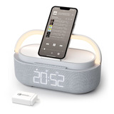 Altavoz Bluetooth Con Reloj Despertador Digital, Cargador In