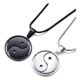 Moo&lee Collar Con Colgante Yin Yang Para Hombres Y Mujeres,