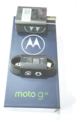 Cargador Motorola 33w G23 Original Cable Usb C