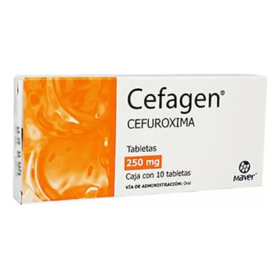 Cefagen Tableta 250 Mg, 10 Tabletas | MercadoLibre