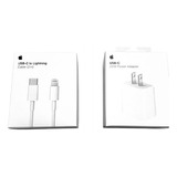 Cargador iPhone Apple Original 18w Conector Tipo C + Cable U