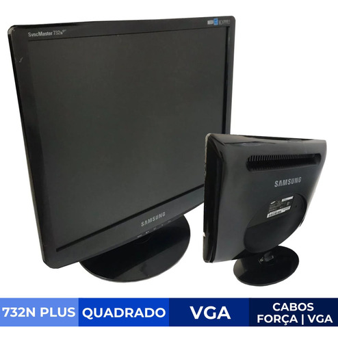 Monitor Samsung Usado 17 Polegadas Quadrado Promoção