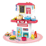 Cocina Infantil Juguete Multinacional 50 Accesorios 