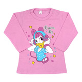 Remera De Nena Niña Algodón Manga Larga Kaorikawaii Art-0009