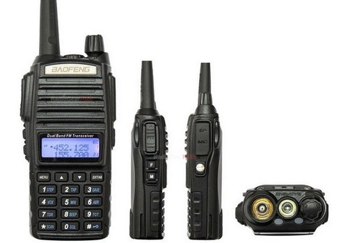 Radio Ht Dual Band Vhf Uhf Baofeng Uv-82 5w De Potência + Nf