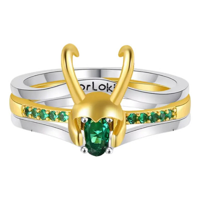 Anillo Loki 3 En 1 | Set De Anillos | Plata + Caja De Regalo | MercadoLibre