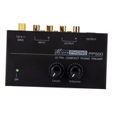 Phono Preamp Dc 12v Preamplificador De Tocadiscos Para