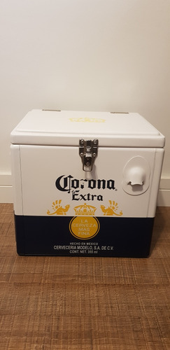 Cooler Cerveja Corona Metal Caixa Térmica 15 L 12 Garrafas