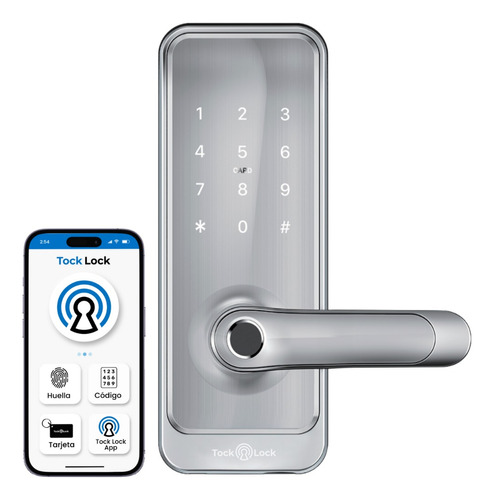 Cerradura Inteligente Chapa Electronica App Huella Tock Lock