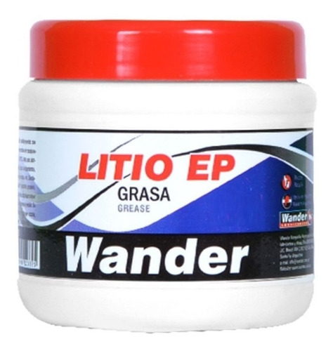 Grasa De Litio Ep Wander 450 Gr Extrema Presion 1° Calidad