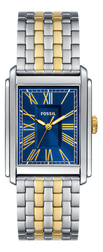 Relógio Fossil Masculino Carraway Bicolor - Fs6010/1kn