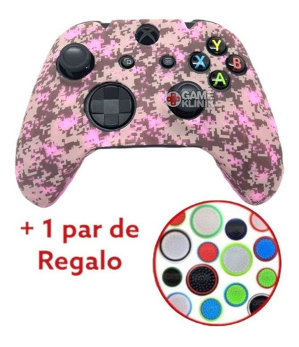 Funda Silicón Compatible Con Control Xbox One + Grips 23