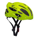 Capacete Bike Ciclismo Amarelo Mtb Gta Sinalizador Bicicleta