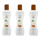 Biosilk Silk Trio Shampoo Acondicionador/therapy/aceite Coco