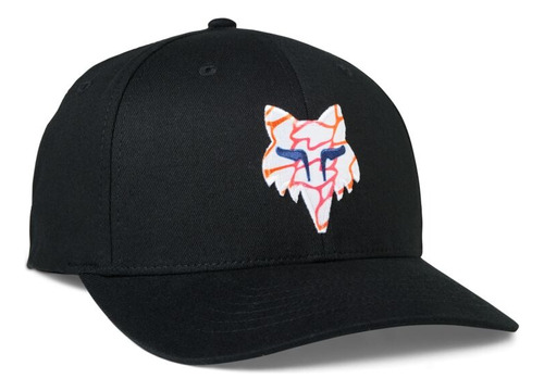 Gorra Fox Legacy Flexfit Negro Blanco