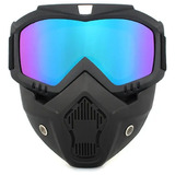 Gafas Careta Desmontable Motociclismo Motocross Ciclismo !!