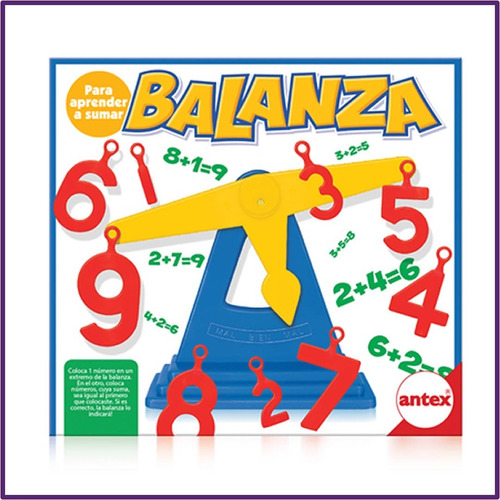 Balanza Didáctica Juego De Mesa Suma Matemáticas Antex 5134 