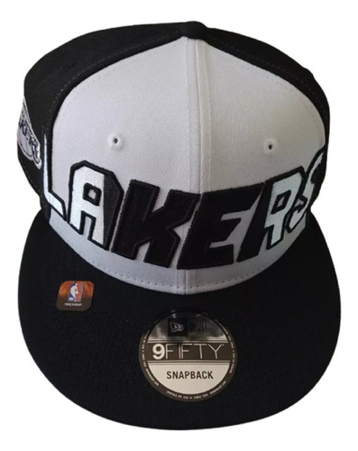 Gorra Lakers Letrero Combinada 9fifty Snapback Ajustable