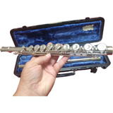 Flauta Selmer 1206 Americana Niqueladas Estojo Reforçado 