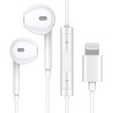 Audífonos Intraurales Con Cable Para iPhone 12/13/14 Pro Color Blanco Color De La Luz Blanco