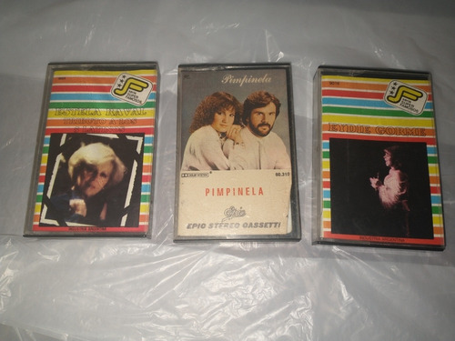 Cassettes Antiguos Estela Raval, Pimpinela, Eydie Gormie Etc