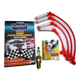 Cables Garlo Race 8.5mm Con Bujias Denso Iridium Power Chevy Corsa Tornado Meriva Cualquier Año + Potencia
