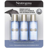 Desmaquillante Neutrogena Para Ojos 3 Pzs De 162 Ml C/u