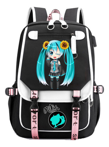 Di Generic Nuevo Hatsune Miku Impreso Mochila 30l