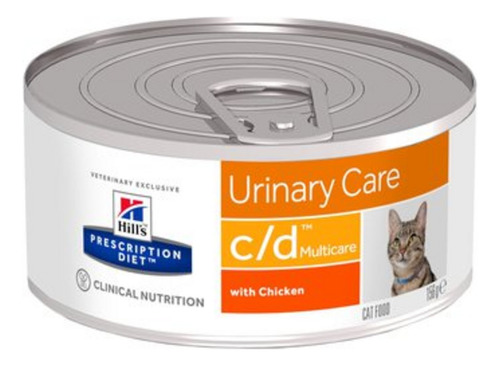 Hills Feline C/d Multicare Chicken Lata 5.5 Oz