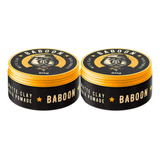 Kit Baboon 2 Pomadas Matte Clay Hair Pomade - Frete Grátis!