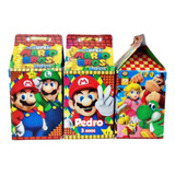 30 Caixa Milk Super Mario Bross Lembrancinha Festa Fácil