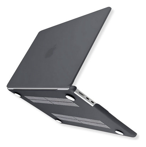 Capa Case P/ New Macbook Air 13  A2681 Chip M2 Preto Fosco