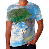 Camisa Camiseta Personalizada Claude Monet Pintor Francês 02