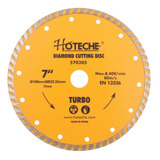 Disco Diamante (tipo Turbo)  4-1/2',x22.23x7mm Hoteche