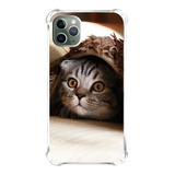 Capinha De Celular Compatível Modelos Gato Fofo