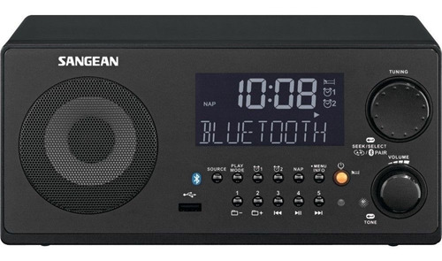 Radio Sangean Am Fm Rds Bluetooth Usb De Mesa