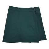 Pollera Pantalon Verde C/tabla Arciel Talle S Al L