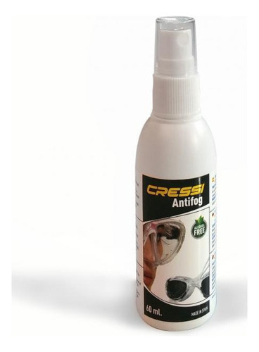 Liquido Antiempañante En Spray Cressi Para Visores Y Goggles Color Blanco