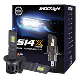 Lâmpada Shocklight Led S14x H1 H3 H7 H11 H27 Hb3 Hb4 Hir2