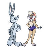 Paquete Parche Bugs Bunny Lola Chicos Bordado Adherible