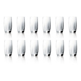 X12 Vasos Capri Trago Largo Vidrio Nadir 410 Ml Bar Catering