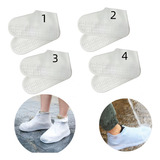 4 Pares Protectores Zapatos Lluvia/cubre Zapatos Impermeable