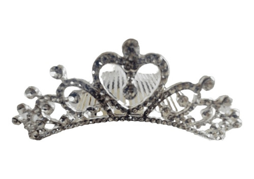 Coronas Princesa Imitación Diamantes Con Peine Varios Diseño