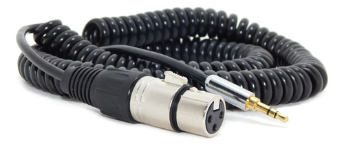 Cable Canon Xlr Hembra A Mini Plug Espiral Balanceado Hamc